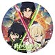 終わりのセラフ メガ缶バッヂ グレン＆優一郎＆ミカVer.
