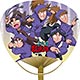 忍たま乱太郎 竹うちわ 5年生