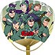 忍たま乱太郎 竹うちわ 6年生