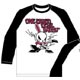 クローズ＆WORST [THE] KKK_RABBIT_ROCK / ラグラン_Black×White ブラック×ホワイト-XL