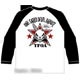 クローズ＆WORST [THE]KKK_RABBIT_STAR / ラグラン_Black×White ブラック×ホワイト-XL