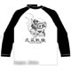 クローズ＆WORST [THE] 武装戦線graphic / ラグラン_Black×White ブラック×ホワイト-XL