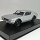 1/43 DISM No.167 KPGC110 ケンメリスカイラインHT 2000GT-R(シルバーメタリック)