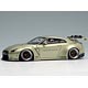 1/43 LB★WORKS R35 GT-R GT wing ver. ミレニアムジェイド/BBS LM Wheel ブラック