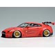 1/43 LB★WORKS R35 GT-R GT wing ver. レッド/BBS LM Wheel ゴールド