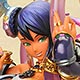クイーンズブレイド 10thAnniversary Legend 月影の踊り手 ルナルナ 通常版 1/8 完成品フィギュア(月刊ホビージャパン2015年6月号＆7月号誌上通販、一部販売店限定)