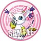 デジモンアドベンチャー マグネットステッカー「テイルモン」