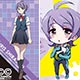 Classroom☆Crisis ICカードステッカー 白崎イリス