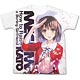 冴えない彼女の育てかた 原作版 加藤恵 フルグラフィックTシャツ/ホワイト-M