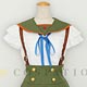 がっこうぐらし！ 巡ヶ丘学院高等学校女子制服 ジャケットセット緑ver./レディース-S