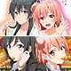 やはり俺の青春ラブコメはまちがっている。続 スムースクッションカバー 雪乃＆結衣