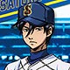 ダイヤのA ミニタペストリー 降谷暁