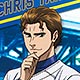 ダイヤのA ミニタペストリー 滝川・クリス・優