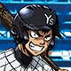 ダイヤのA ミニタペストリー 轟雷市