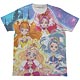 Go！プリンセスプリキュア フルグラフィックTシャツ/ホワイト-S