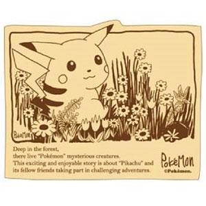 POCKET MONSTERS Sepia graffiti クラフト ステッカー フラワー