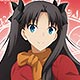 Fate/stay night [UBW] スリムタペストリー「遠坂凛」