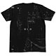 すべてがFになる THE PERFECT INSIDER 真賀田四季オールプリントTシャツ/ブラック-XL