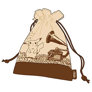 POCKET MONSTERS Sepia graffiti 巾着袋 ミュージック