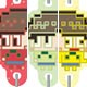 256たんmini おそ松さん 連結ラバーストラップ 【3種セット】