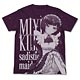 俺がお嬢様学校に「庶民サンプル」としてゲッツされた件 九条みゆきオールプリントTシャツ/マットパープル-L