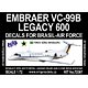 1/72 エンブラエル VC-99B レガシー600 (ブラジル空軍) プラモデル