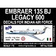 1/72 エンブラエル 135BJ レガシー600 (インド空軍) プラモデル
