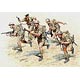 1/35 英・第8軍北アフリカ兵士5体・突撃シーン プラモデル
