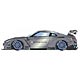 1/43 LB★WORKS R35 GT-R GT wing ver. アルミシルバー(マット) Limited Edition