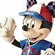 ディズニー・トラディションズ/ ベースボール ミッキーマウス スタチュー