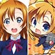 ラブライブ！ クリアファイル2枚セットPart.4「高坂 穂乃果」