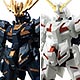 ASSAULT KINGDOM EX10 ユニコーンガンダム[デストロイモード]＆ユニコーンガンダム2号機 バンシィ[デストロイモード](食玩)
