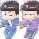 おそ松さん 手つなぎデフォルメキーホルダー 7個入りBOX