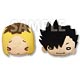 にとたん　ハイキュー!!ぬいぐるみバッジセット　孤爪、黒尾