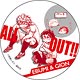 ALLOUT！！ BIG缶バッジ 江文＆祇園