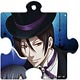 『黒執事 Book of Circus』パズル型クリアチャーム セバスチャン(K)