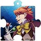 『黒執事 Book of Circus』パズル型クリアチャーム ジョーカー