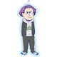おそ松さん スクール松 アクリルキーホルダー トド松