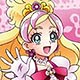 Go！プリンセスプリキュア 全員デカストラップ キュアフローラ