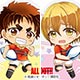 ALL OUT！！ デフォルメアクリルマスコット 6個入りBOX
