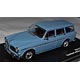 1/43 1966 volvo 220 amazone - blue-grey with brown-beige interior