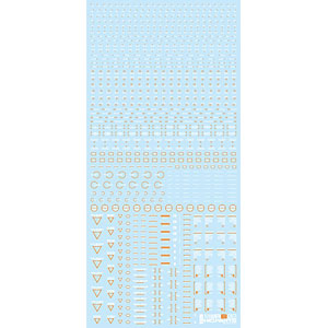 1/100 ホワイト＆オレンジ RB02コーションデカール(1枚入)