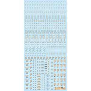 1/100 オレンジ＆グレー RB02コーションデカール(1枚入)