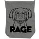 ポプテピピックRAGE ショルダートート/ミディアムグレー