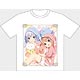 ご注文はうさぎですか？？ ココア＆チノ うさ耳 ドライメッシュTシャツ XL