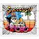 ポプテピピック ダイカットステッカー SUCCESS！！