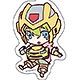 デカアクリルキーホルダー「キュートランスフォーマー」02/バンブルビー