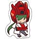 デカアクリルキーホルダー「キュートランスフォーマー」04/アラート