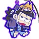 おそ松さん 一松つままれストラップ ドテラねこVer.
