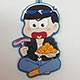 おそ松さん 描き下ろし もぐもぐラバーストラップ カラ松